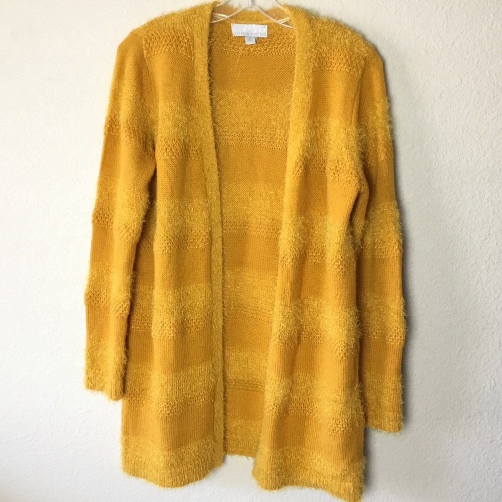 Cozy CAROLYN TAYLOR Marigold Knit Open Cardigan